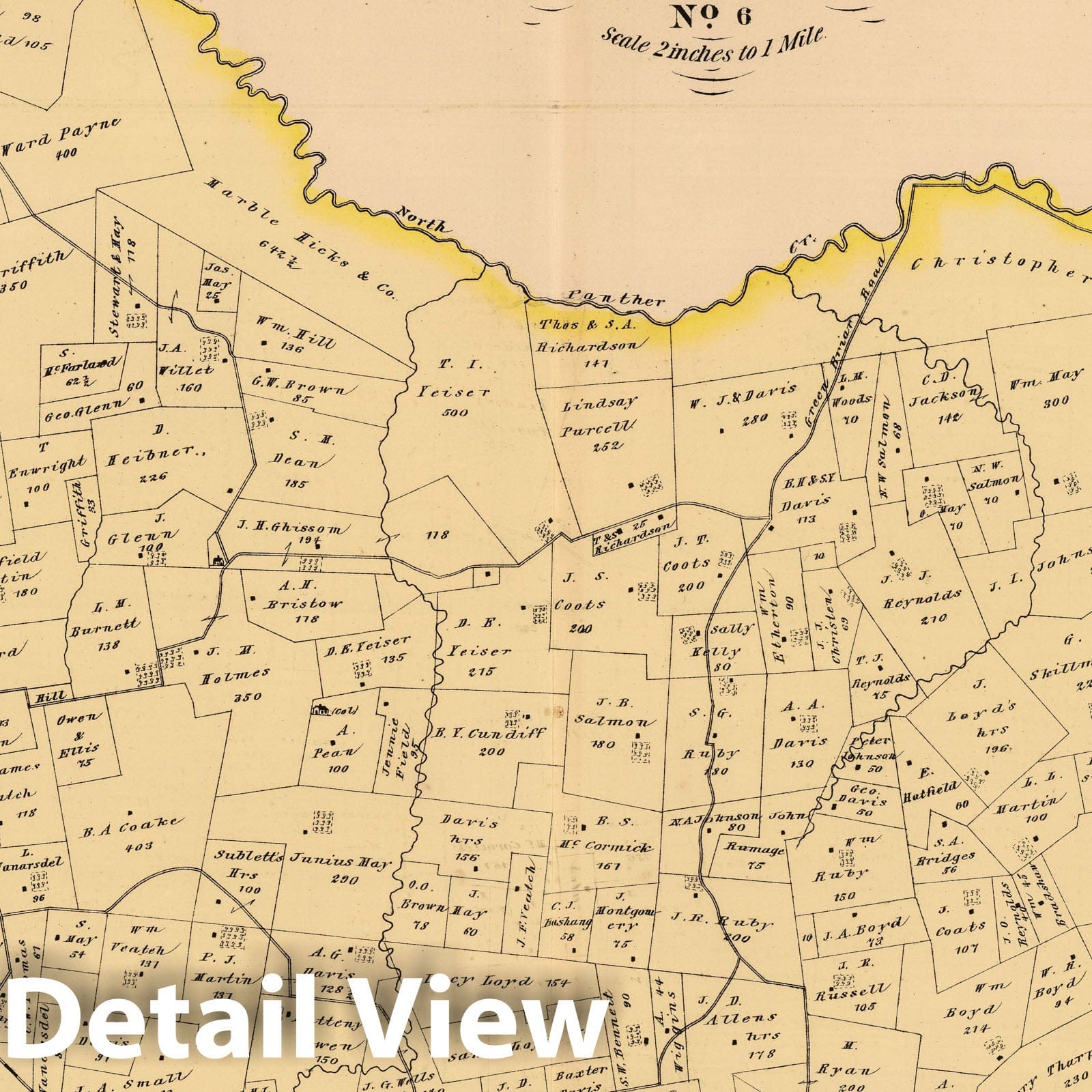 Murray Precinct, Daviess County, Kentucky - Property Map, 1876