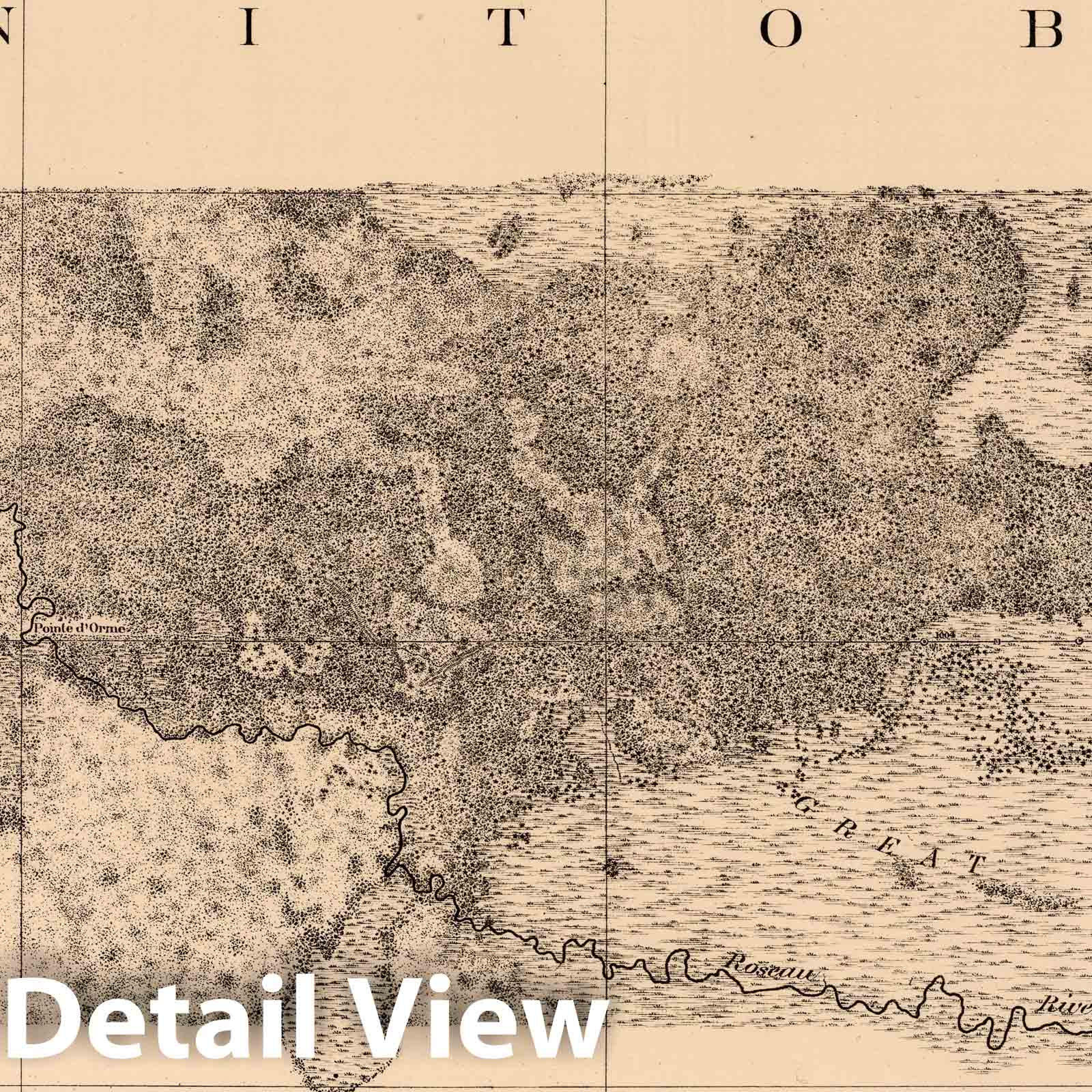 United States Northern Boundary, Lake of the Woods to Rocky Mountains - 1878 Historical Map Print