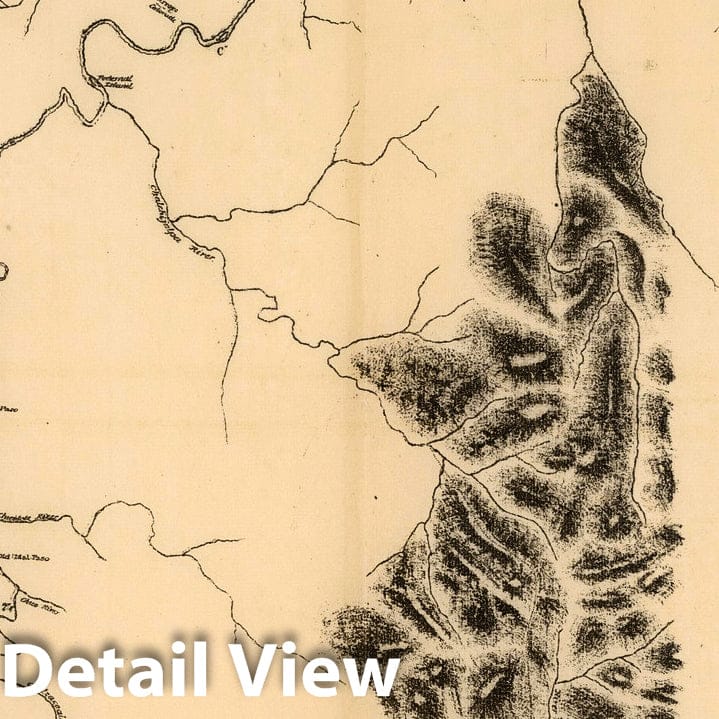 Isthmus of Tehuantepec, Mexico - Railroad Map, 1869