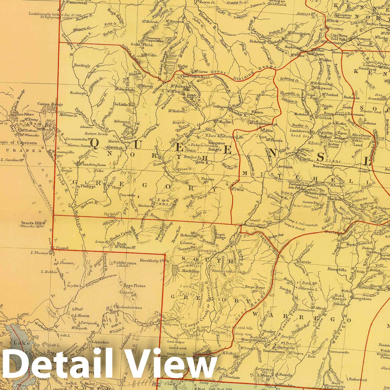 Historic Map : 1901 Australia (East) - Vintage Wall Art