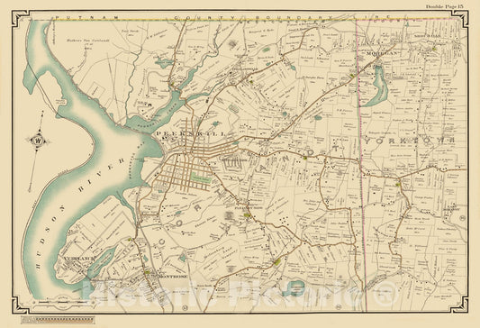 Brimfield Township, Portage County, Ohio - Property Map, 1874
