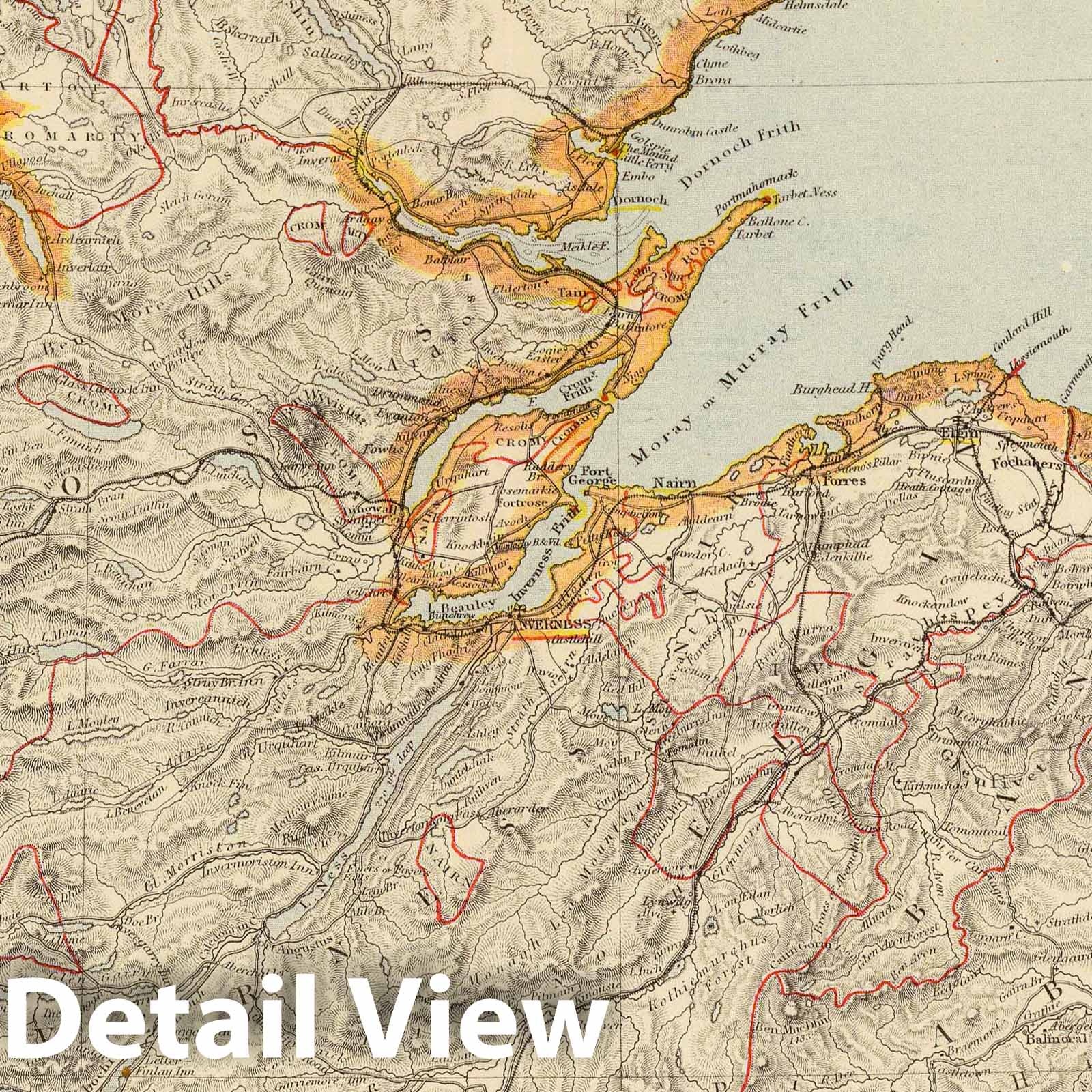 Scotland - Plate No. 2, 1883 - Historical Map Print
