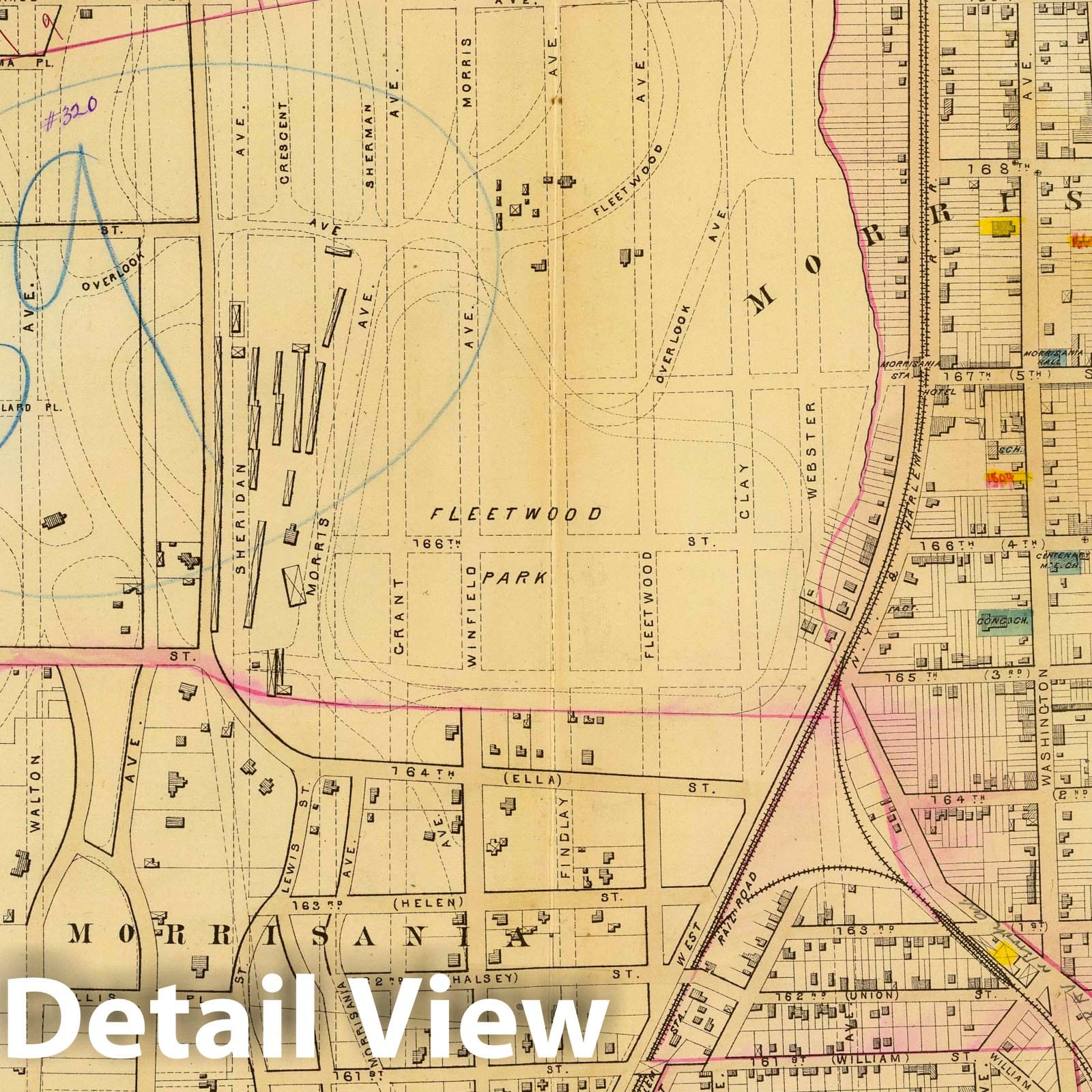 Ward 23, New York City - Bronx, 1879 - Historical Map Print