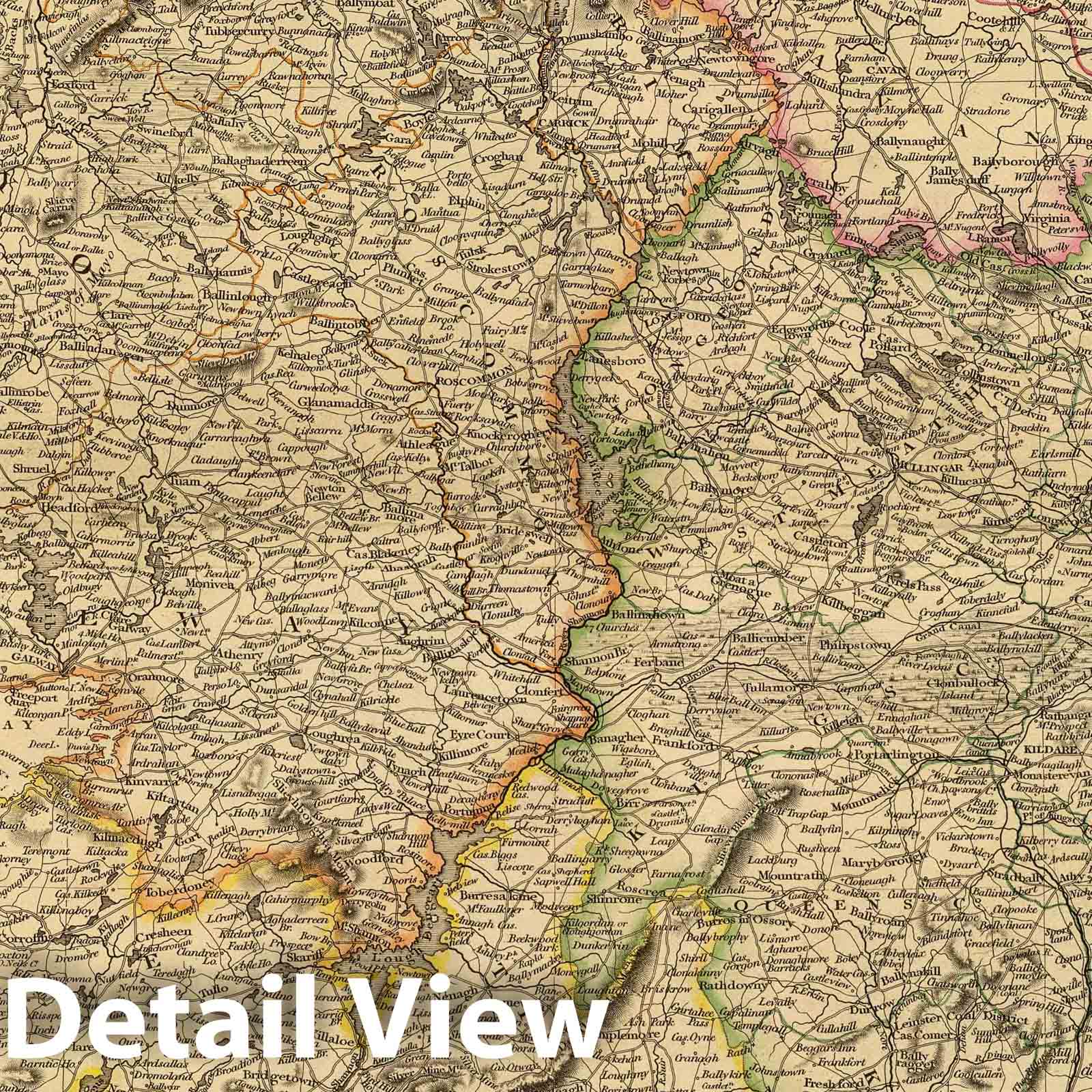 Scotland - Geologic Map, 1834 - Arrowsmith Historical Map Print