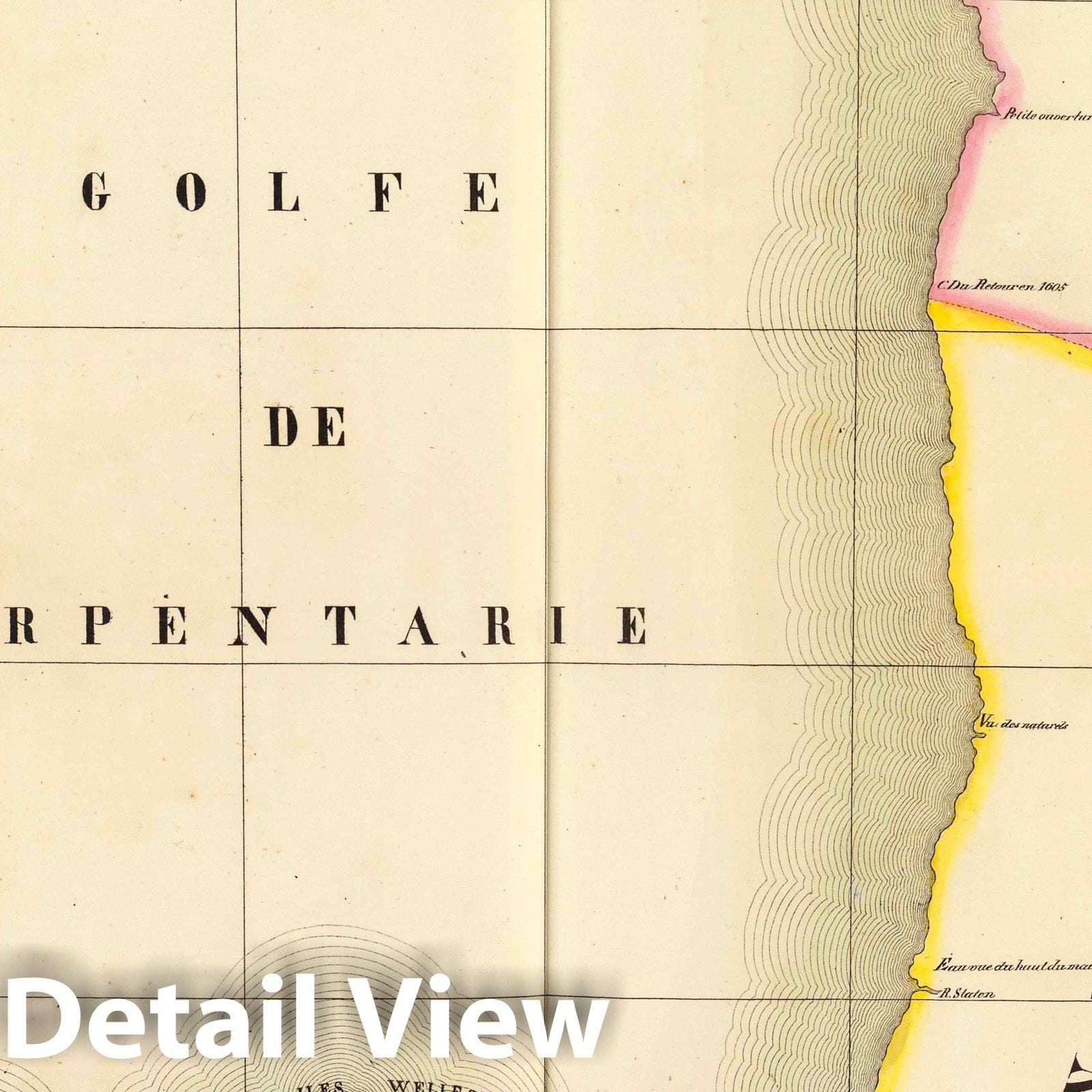 Northern Australia, 1827 - Historical Map Print