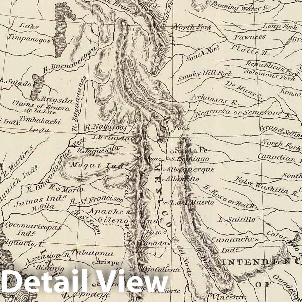North America - Railroad Map, 1861 - Historical Map Print