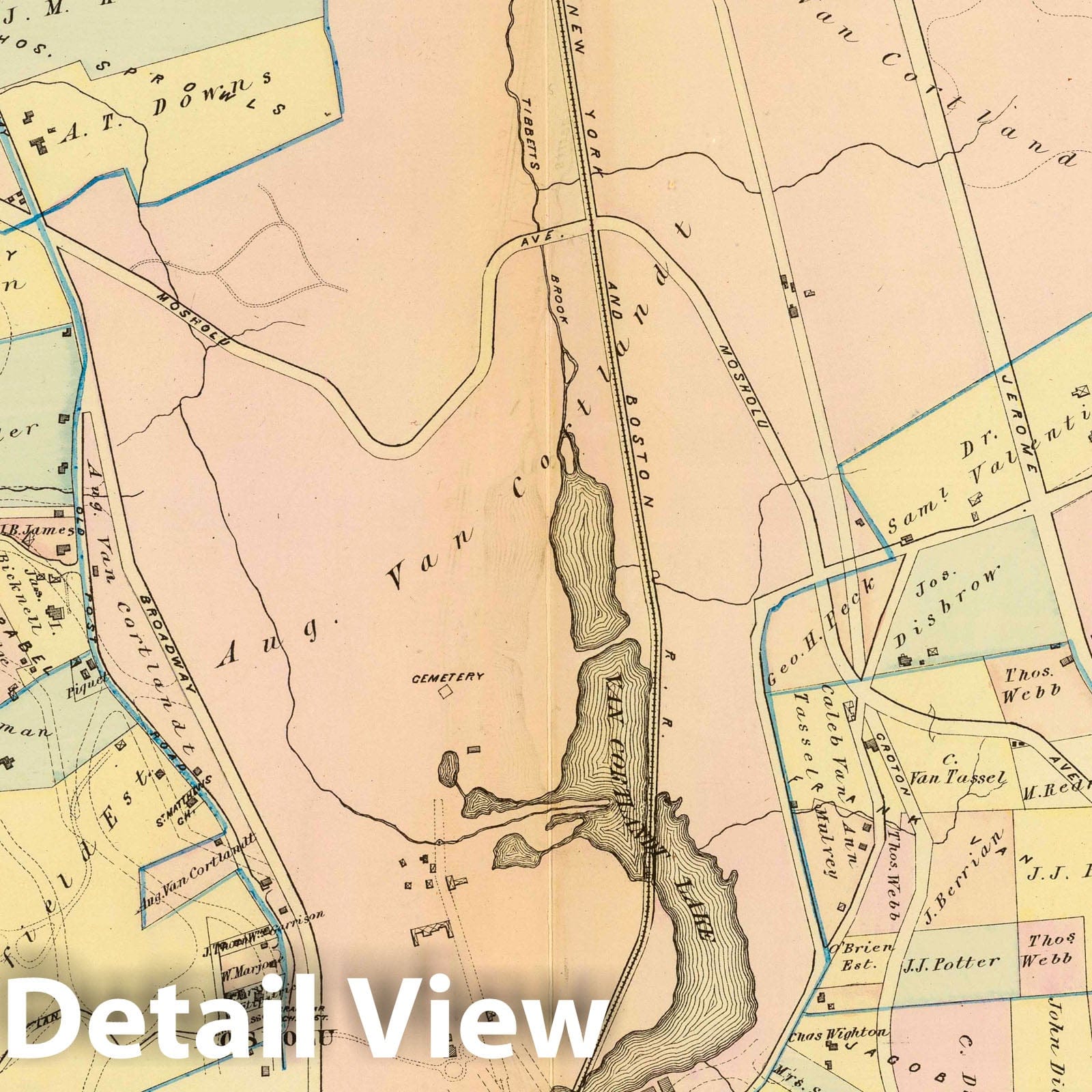 Ward 24, New York City (Bronx) - Plate No. 40, 1879 Historical Map Print