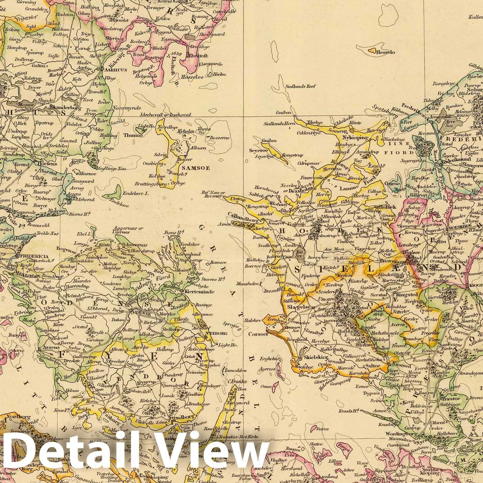 Sweden and Norway - Boundary Map, 1832 - Historical Map Reproduction