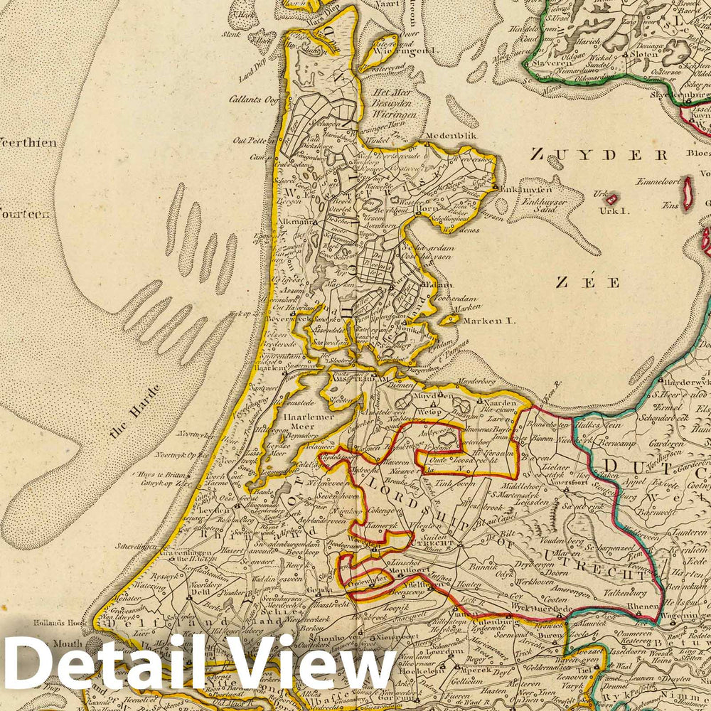Historic Map : 1794 Seat of war United Provinces. - Vintage Wall Art
