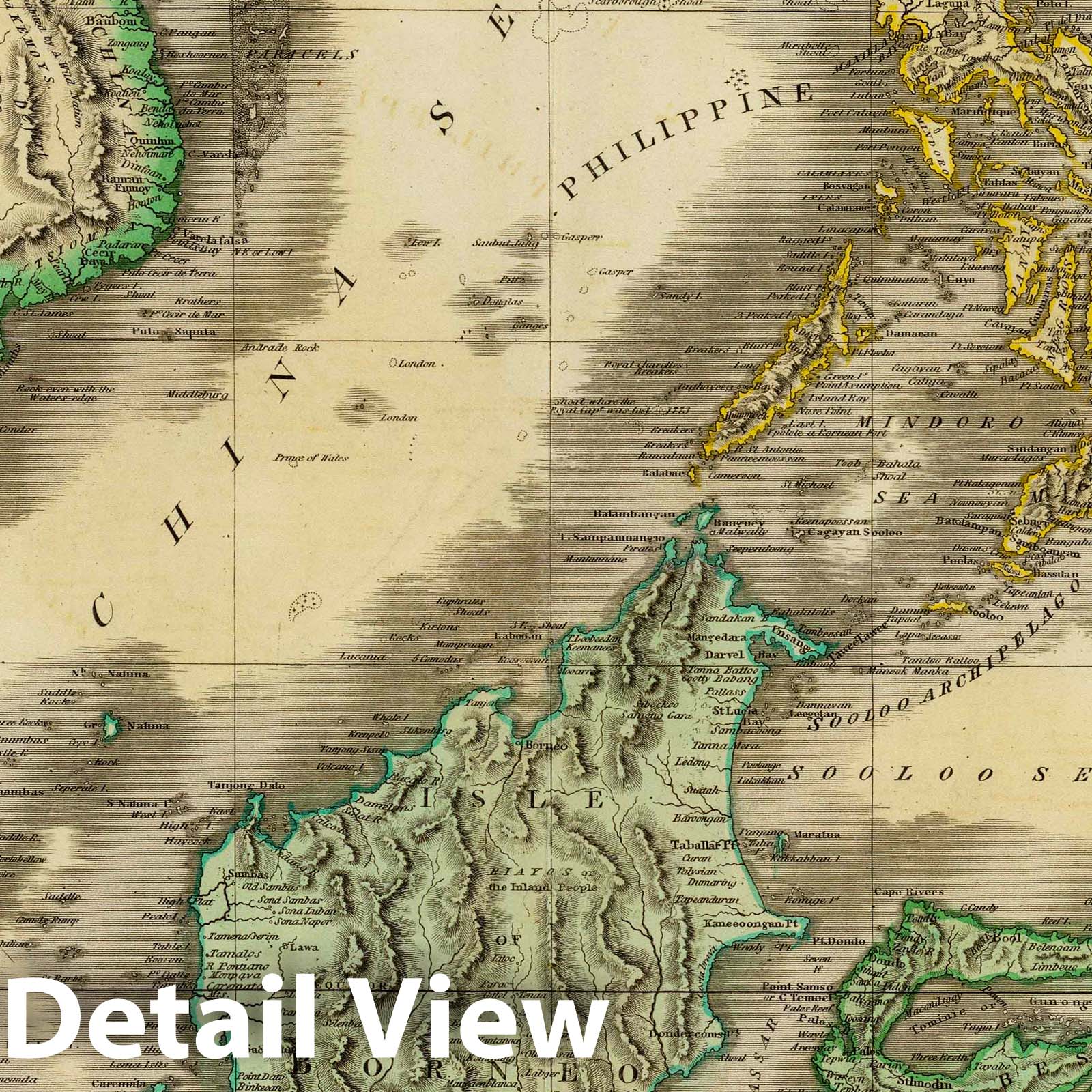 East India Islands, 1831 - Historical Map Print