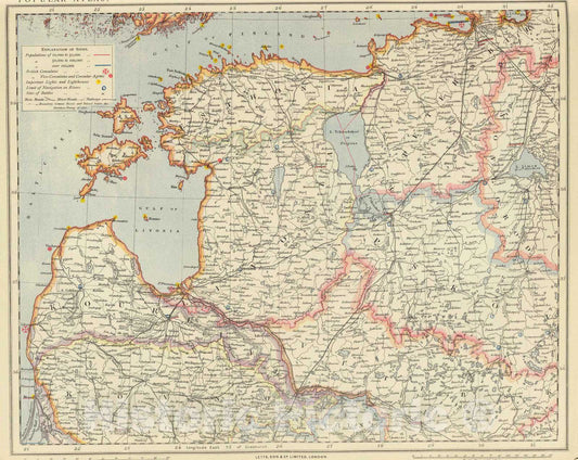Historic Wall Map : 1883 Russia 3. - Vintage Wall Art