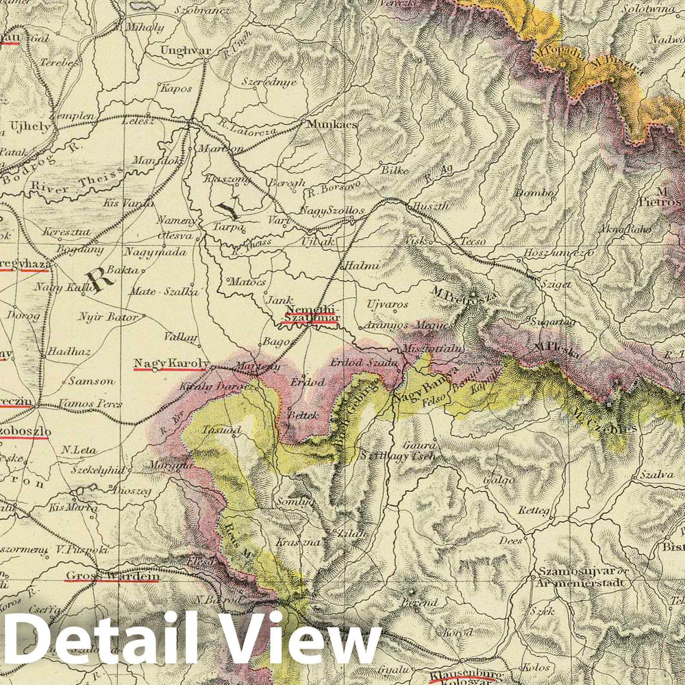 Historic Map : 1883 Austrian Empire 2. - Vintage Wall Art