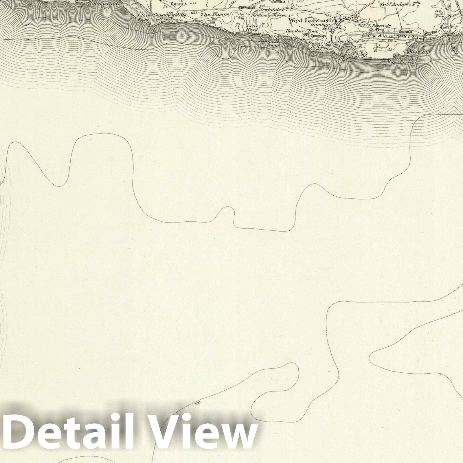 Weymouth - Survey Map, 1898 - Ordnance Survey of England