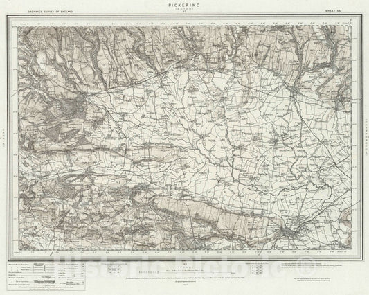 Historic Map : 53 Pickering (Hills), 1898 Atlas - Vintage Wall Art