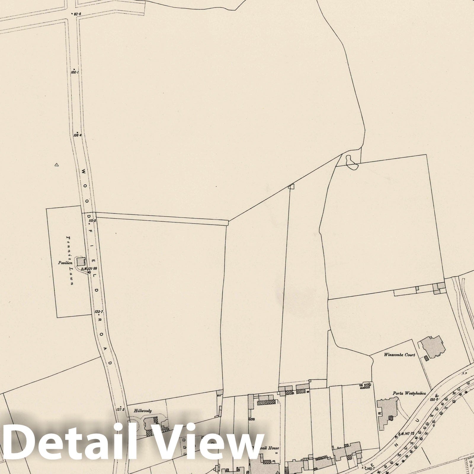 London - Sheet V.50, 1894 - Ordnance Survey Map Print