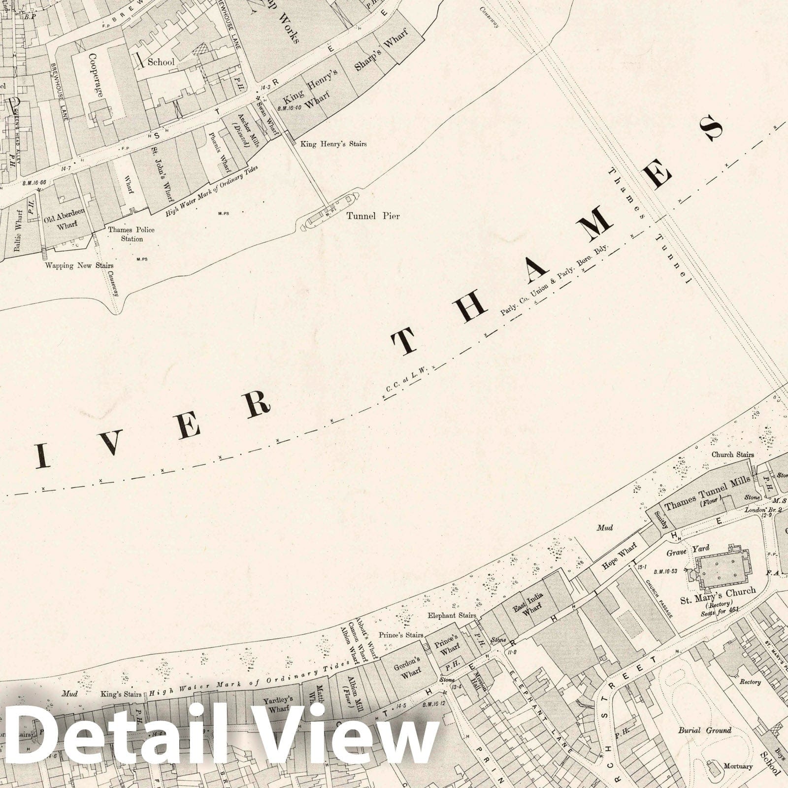 London, Sheet VII.88 - Survey Map, 1896 - Ordnance Survey Historical Print