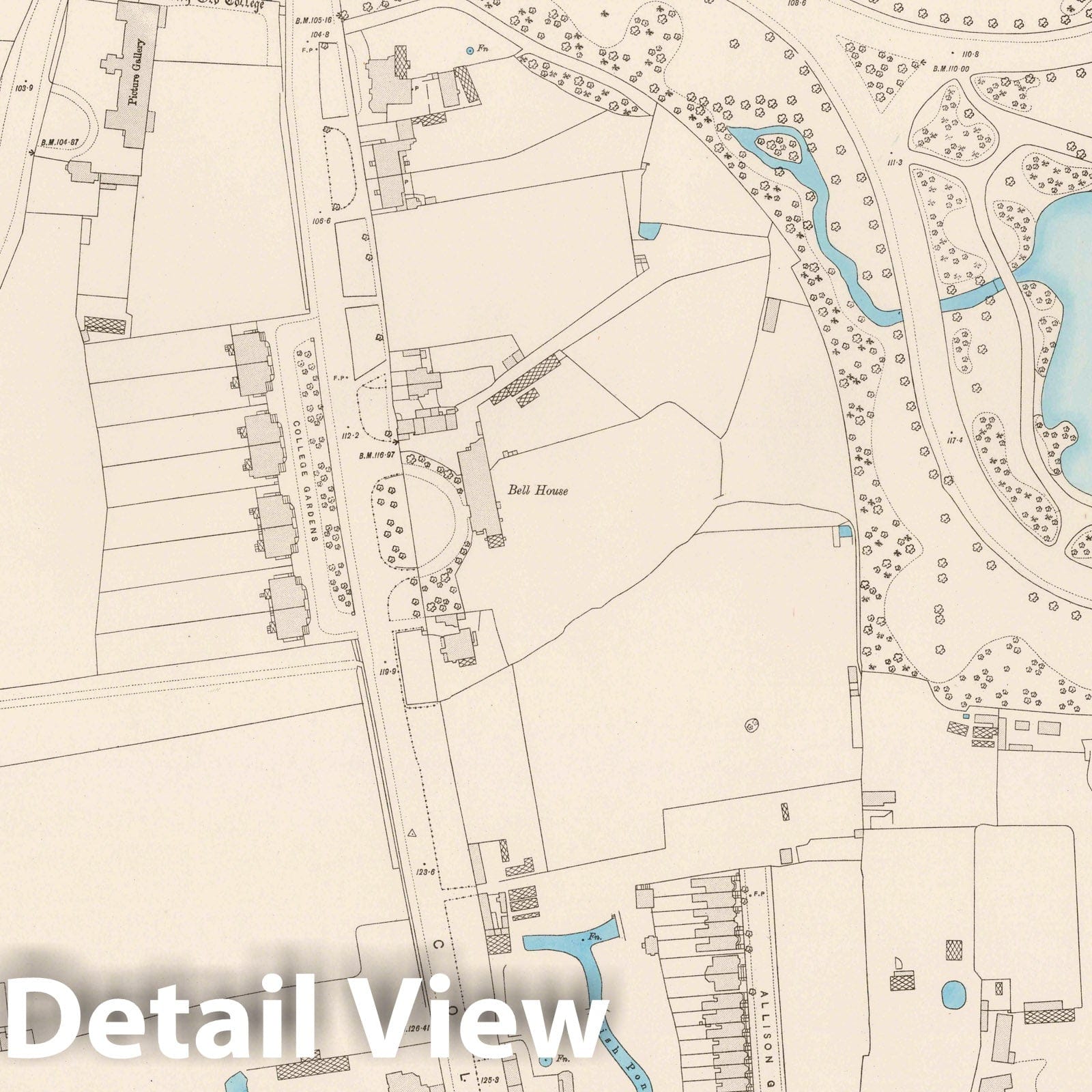 London, Sheet XI.86 - Survey Map, 1895 - Ordnance Survey Historical Print