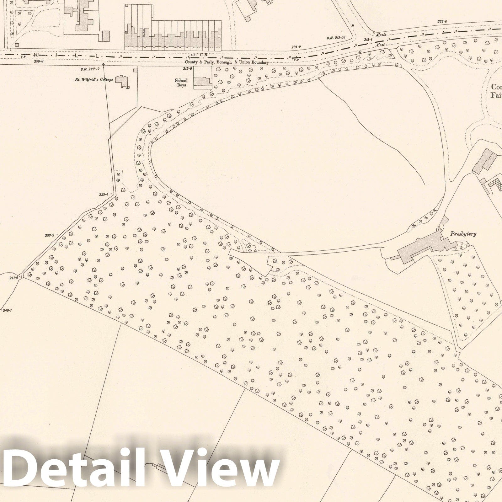 London Sheet XV.25 - Ordnance Survey Map, 1895 - Historical Map Print