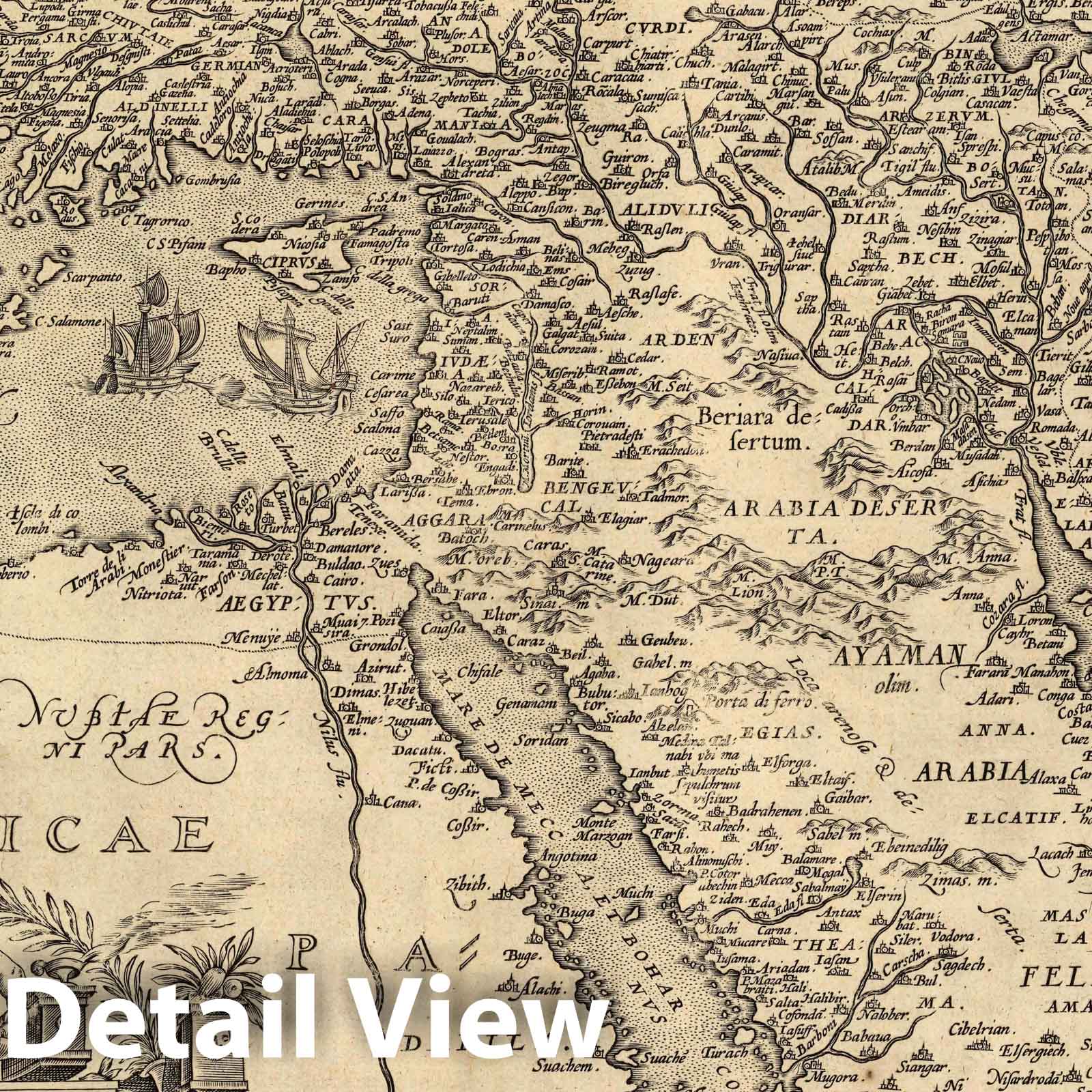 Ottoman Empire, 1608 - Historical Map Print