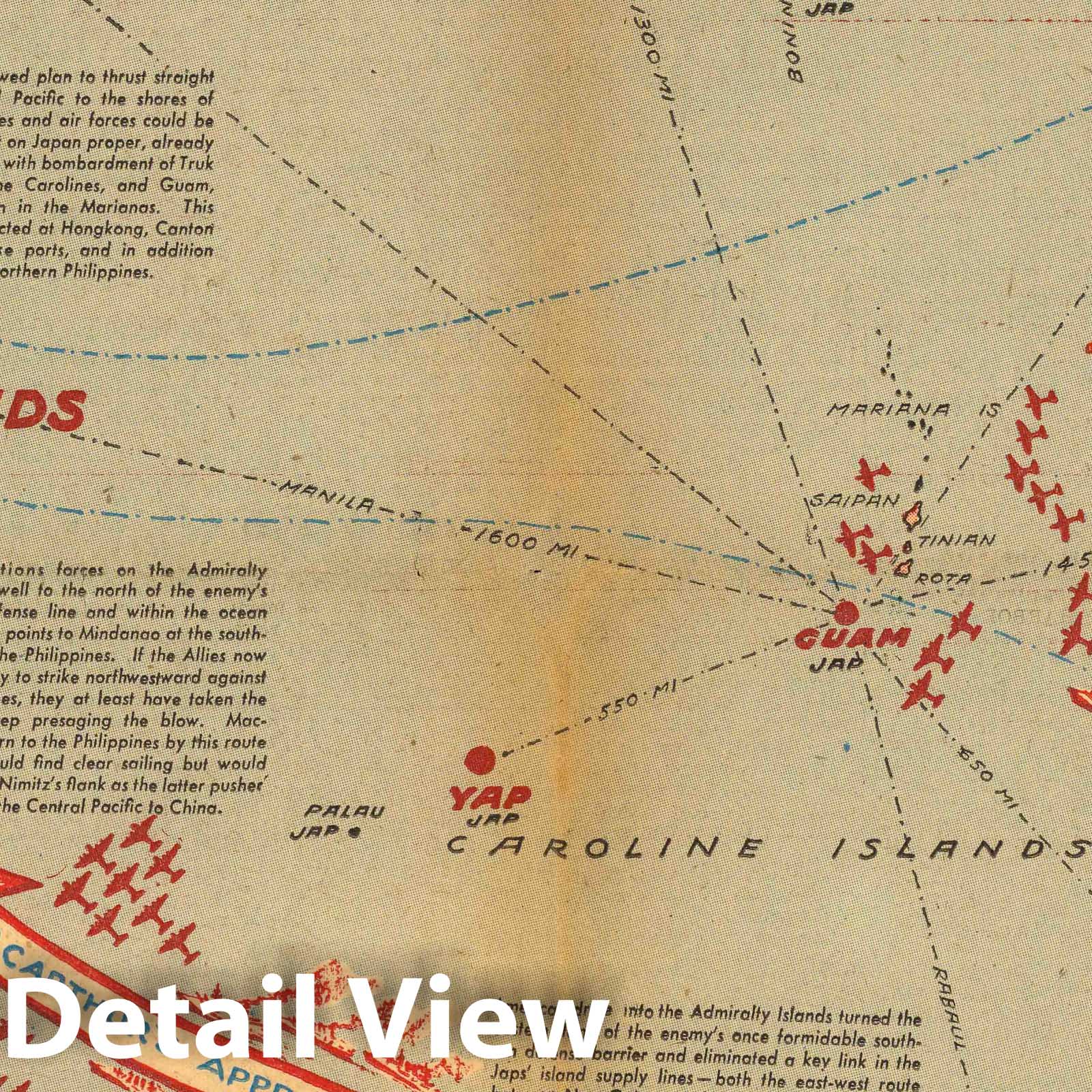 Philippines - World War II Pictorial Map, 1944