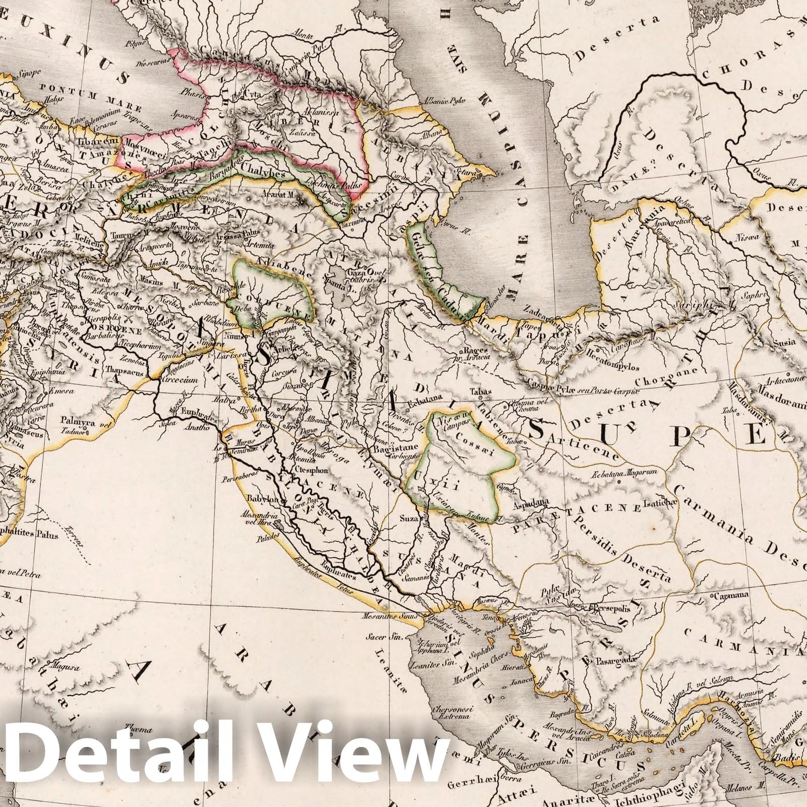 Empire of Alexander - Road Map, 1822 - Historical Map Print