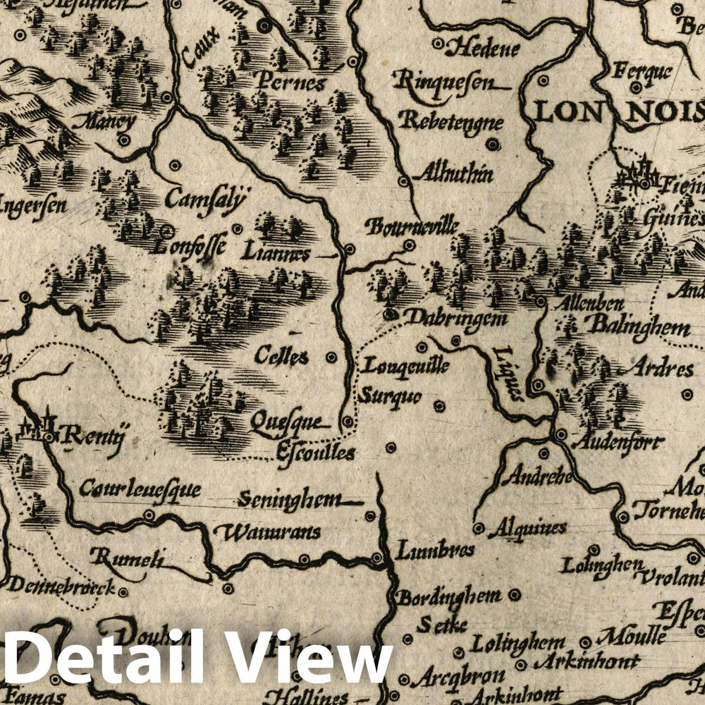 Historic Map : France, Bolonia. (to accompany) Atlas Minor Gerardi Mercatoris, 1607 Atlas , Vintage Wall Art