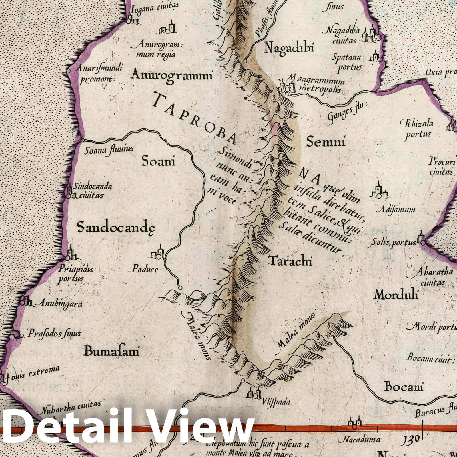 Sri Lanka, 1618 - Historical Map Print