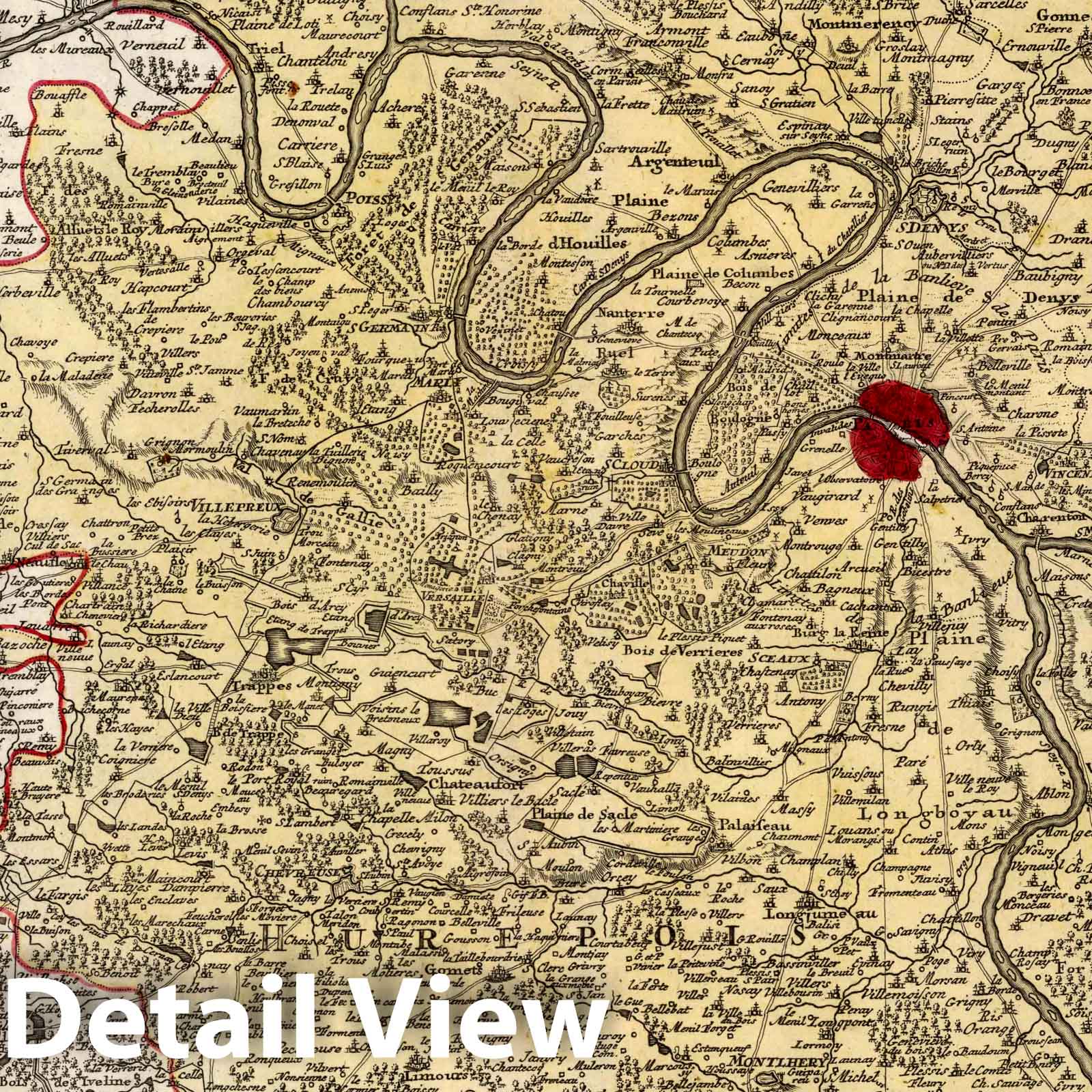 Prevoste et Vicomte of Paris, 1750 - Historical Map Reproduction