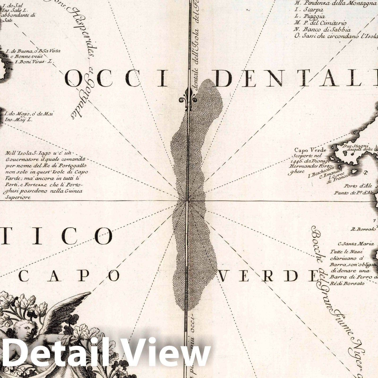 Mouths of the Rio Negro and Cape Verde Islands - Nautical Chart, 1690