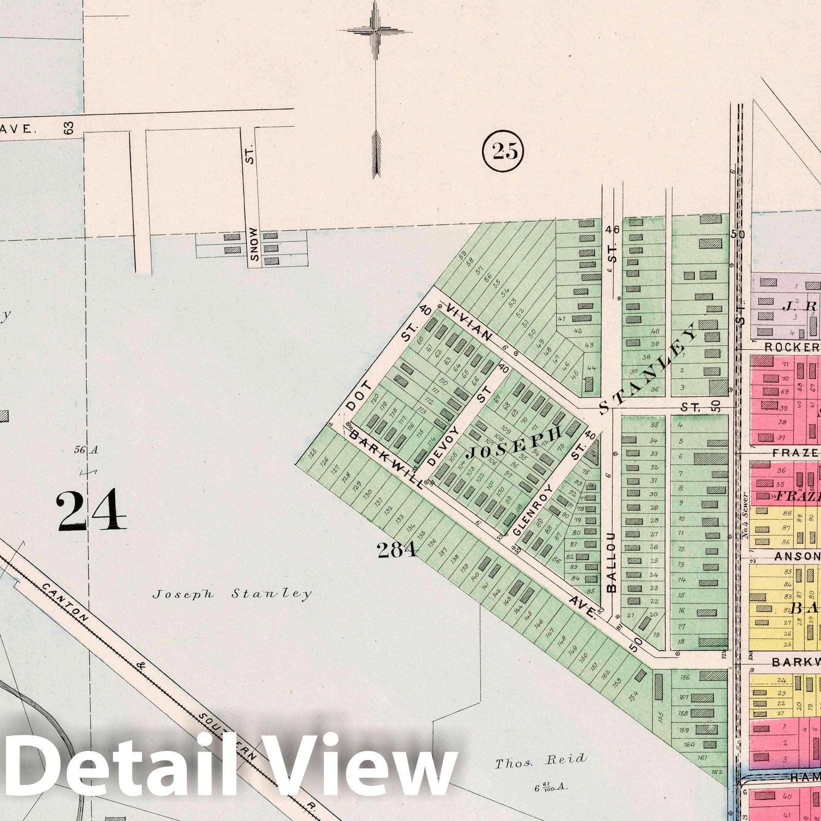 Cleveland, Ohio - Plate No. 27, 1892 - Historical Map Reproduction