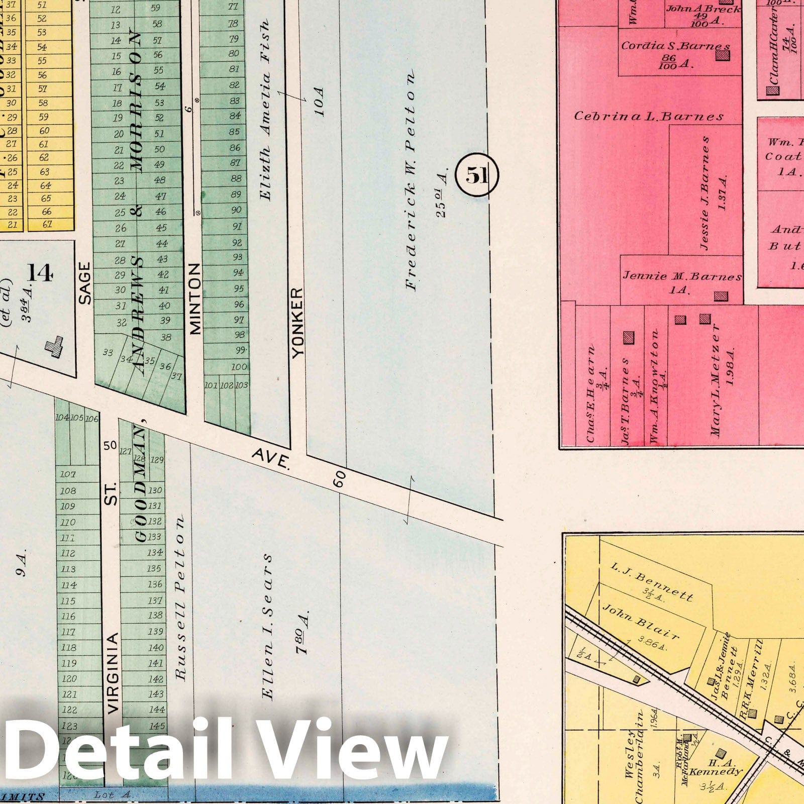 Cleveland, Brecksville, Solon, and Gates' Mills, Ohio - Property Map, 1892