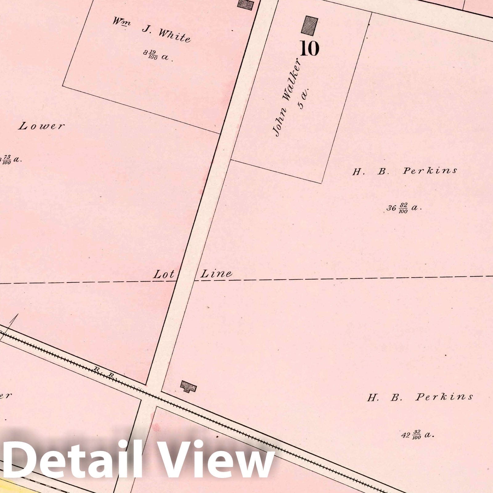 Historic Wall Map : Part 3. West Cleveland, 1892 Atlas - Vintage Wall Art