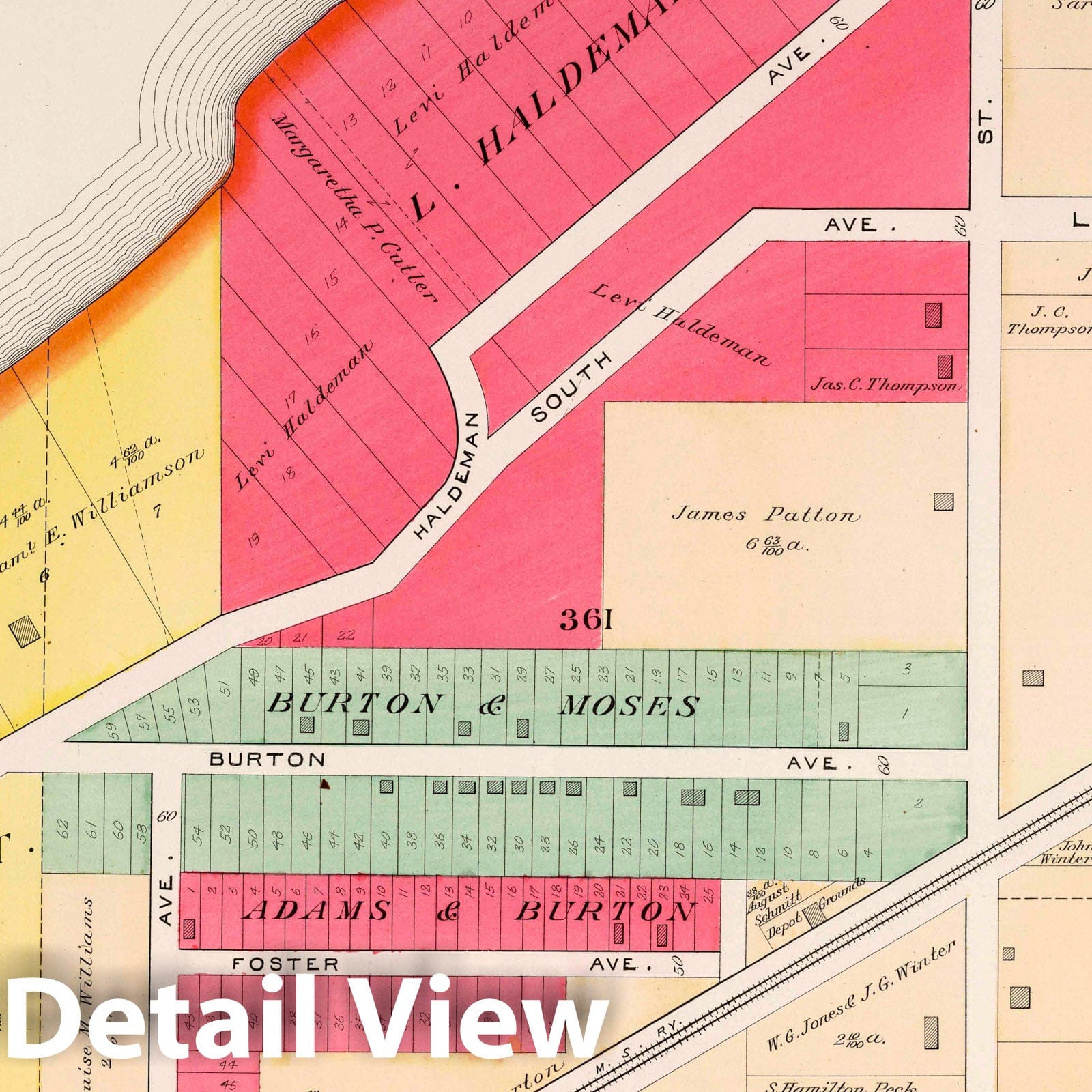 Glenville, Ohio - Part 3, 1892 - Historical Map Print