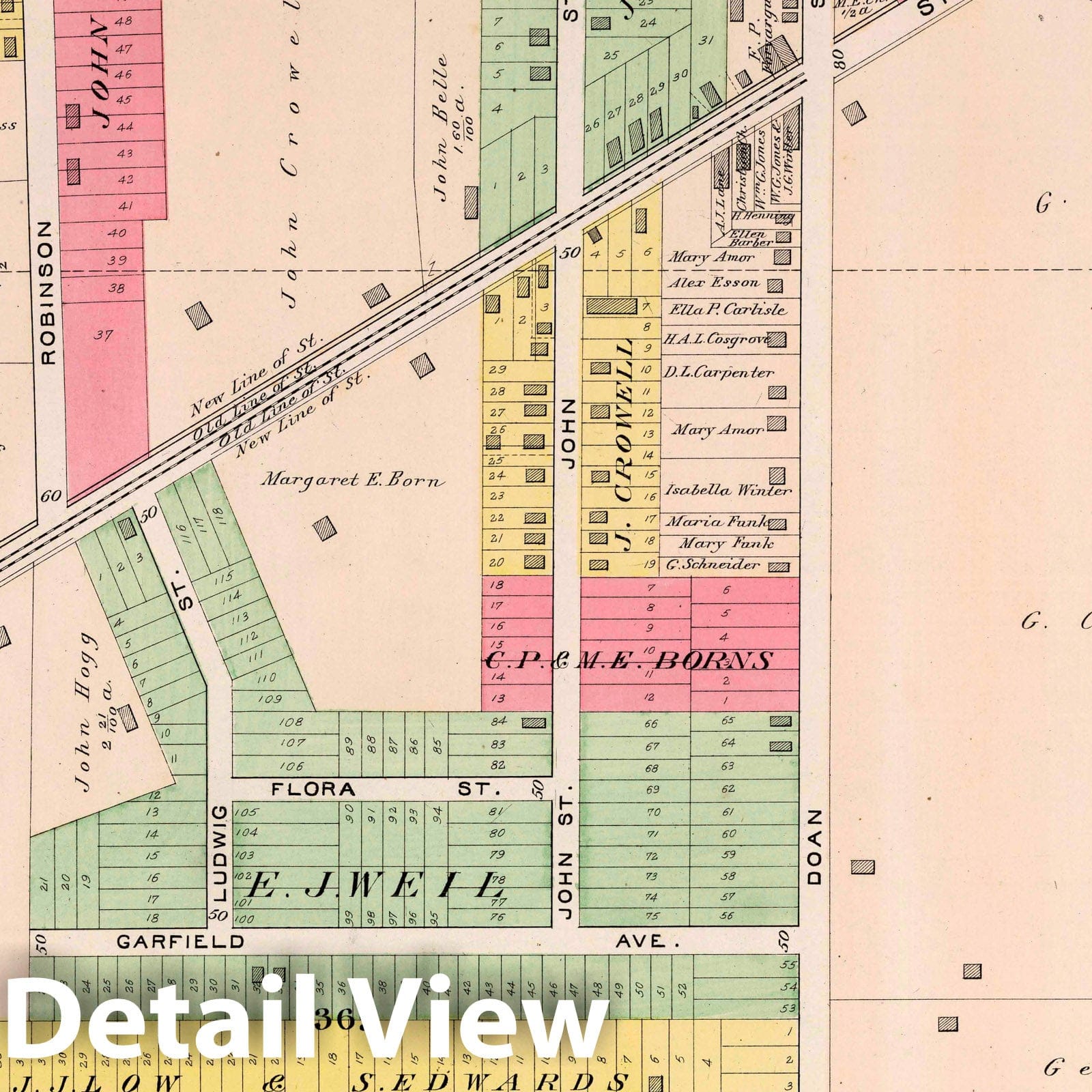 Glenville, Ohio - Part 4, 1892 - Historical Map Print