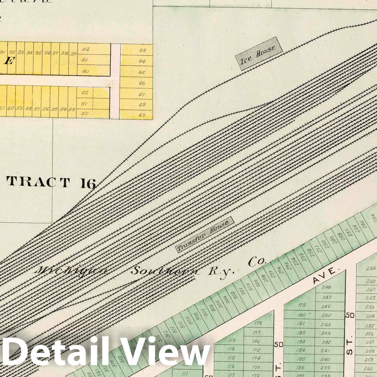 Collinwood, Ohio - Property Map, 1892 - Historical Reproduction