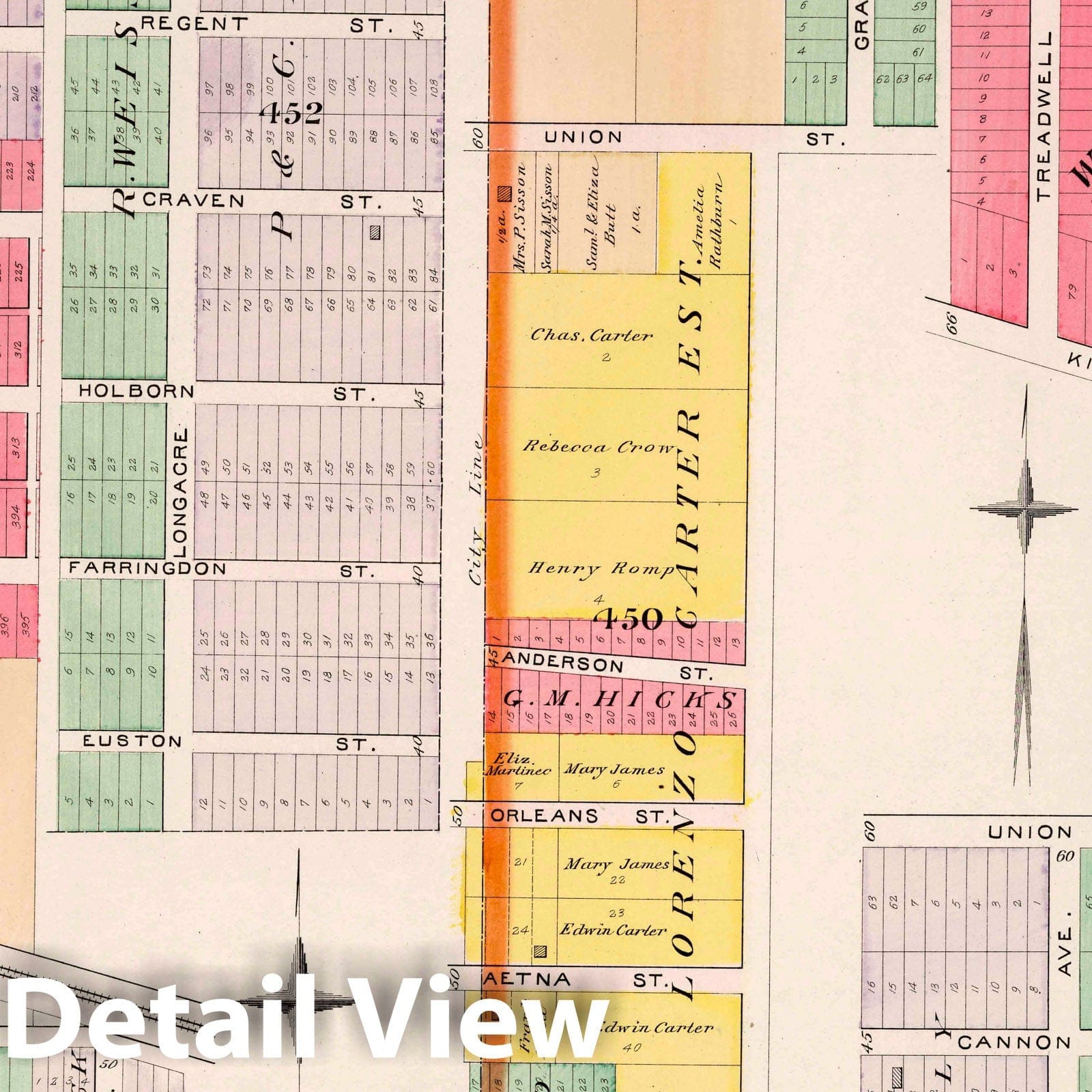Newburgh Township, Cuyahoga County, Ohio - Property Map, 1892 - Historical Atlas Print
