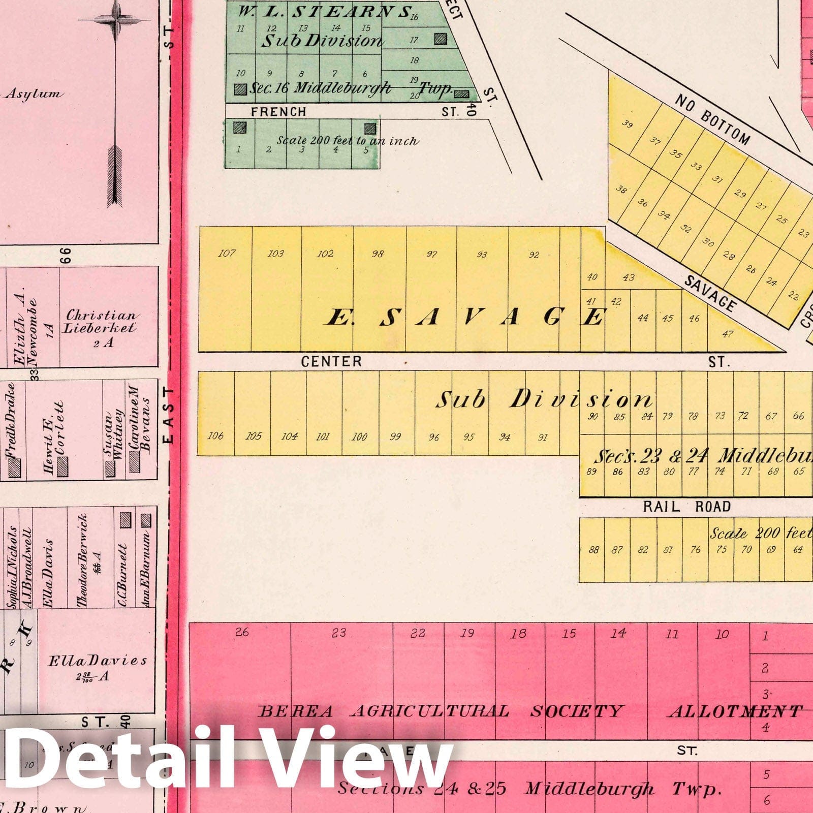 Middleburgh Township, Cuyahoga County, Ohio - Property Map, 1892