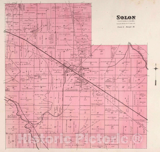 Solon, Cuyahoga County, Ohio - Property Map, 1892