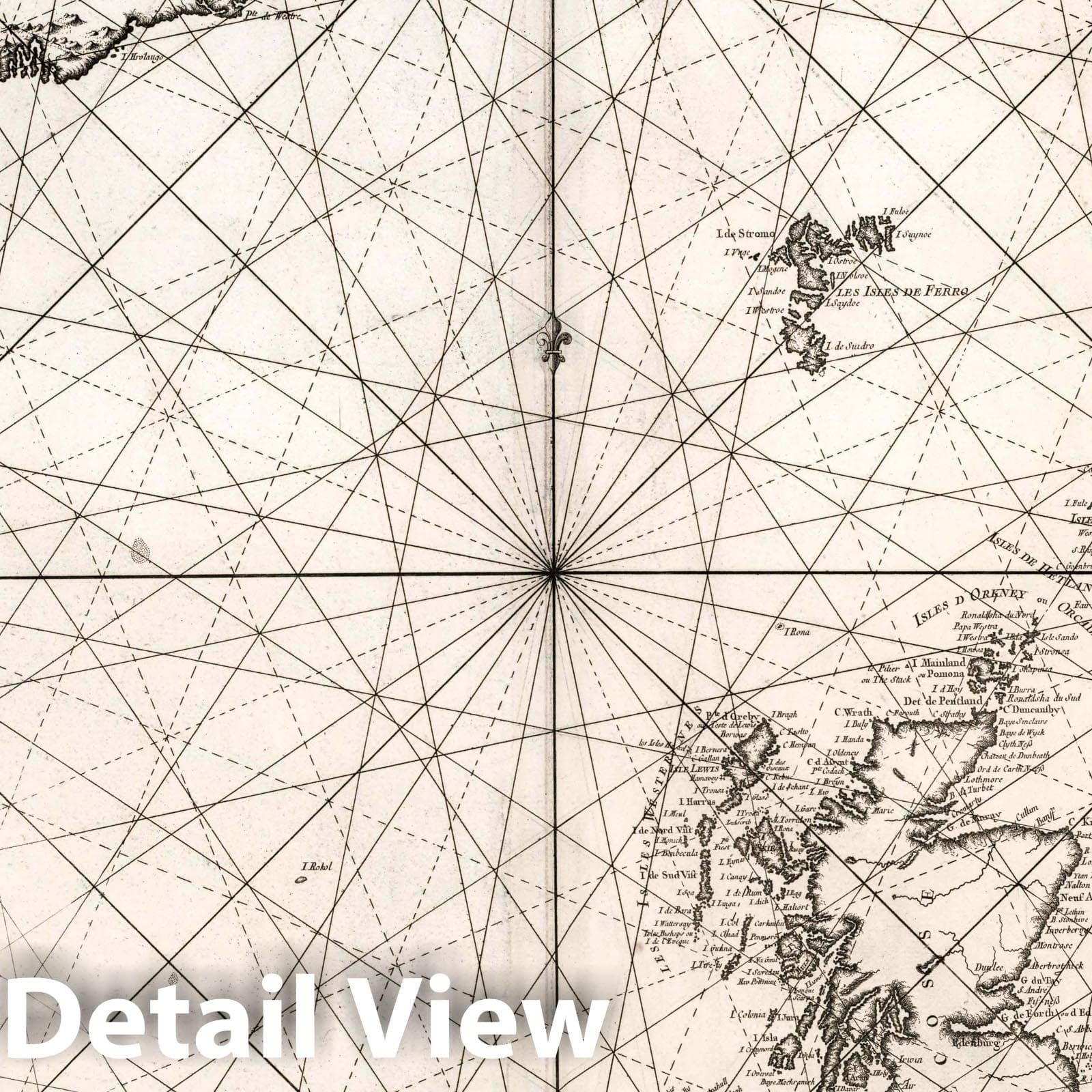 North Sea - Nautical Chart, 1768 - Historical Map Print