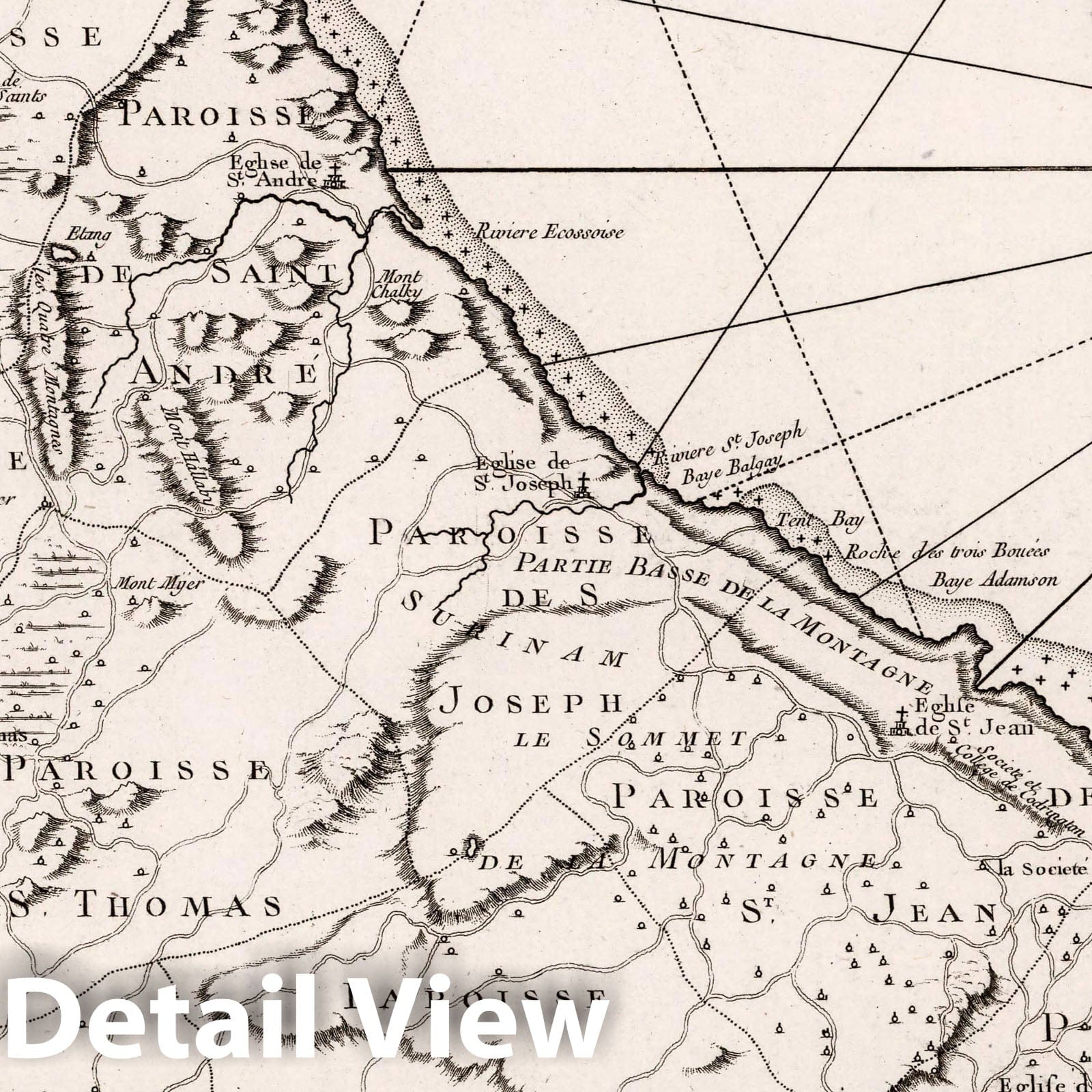Barbados - Nautical Chart, 1758 - Historical Maritime Map Print