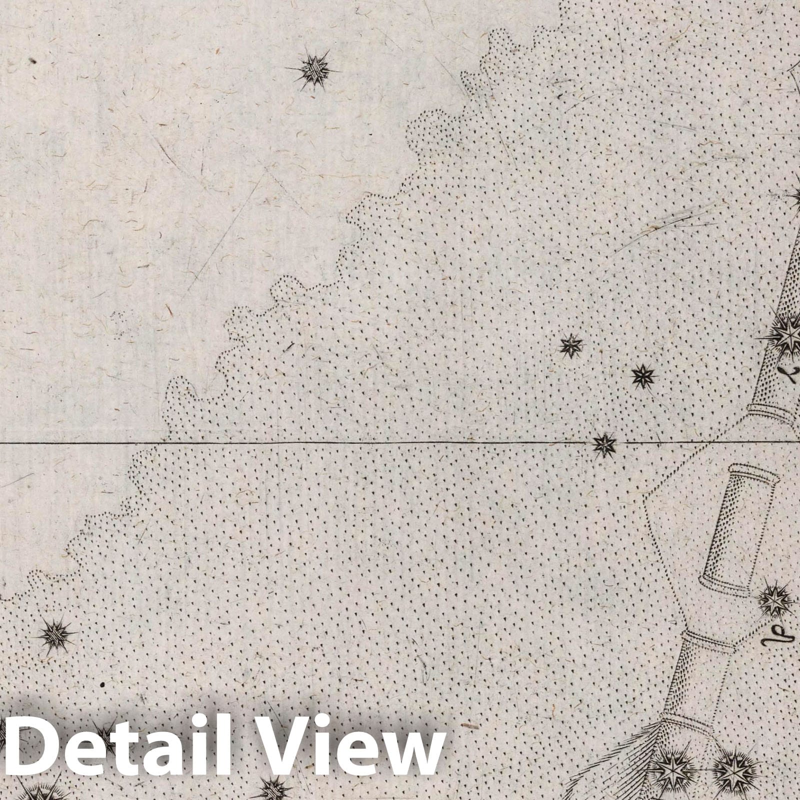 Sagitta, the Arrow - Celestial Map, 1655 - Historical Star Chart Print