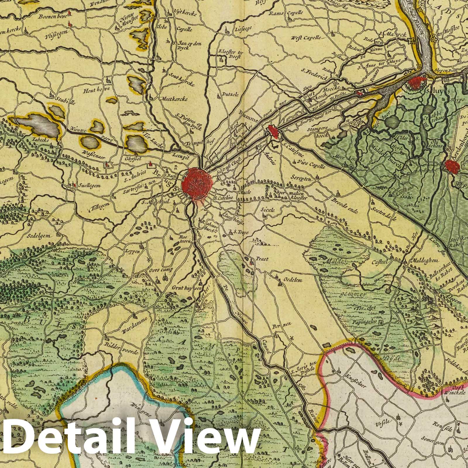 Franconia, 1665 - Historical Map Print from Blaeu's Atlas Maior
