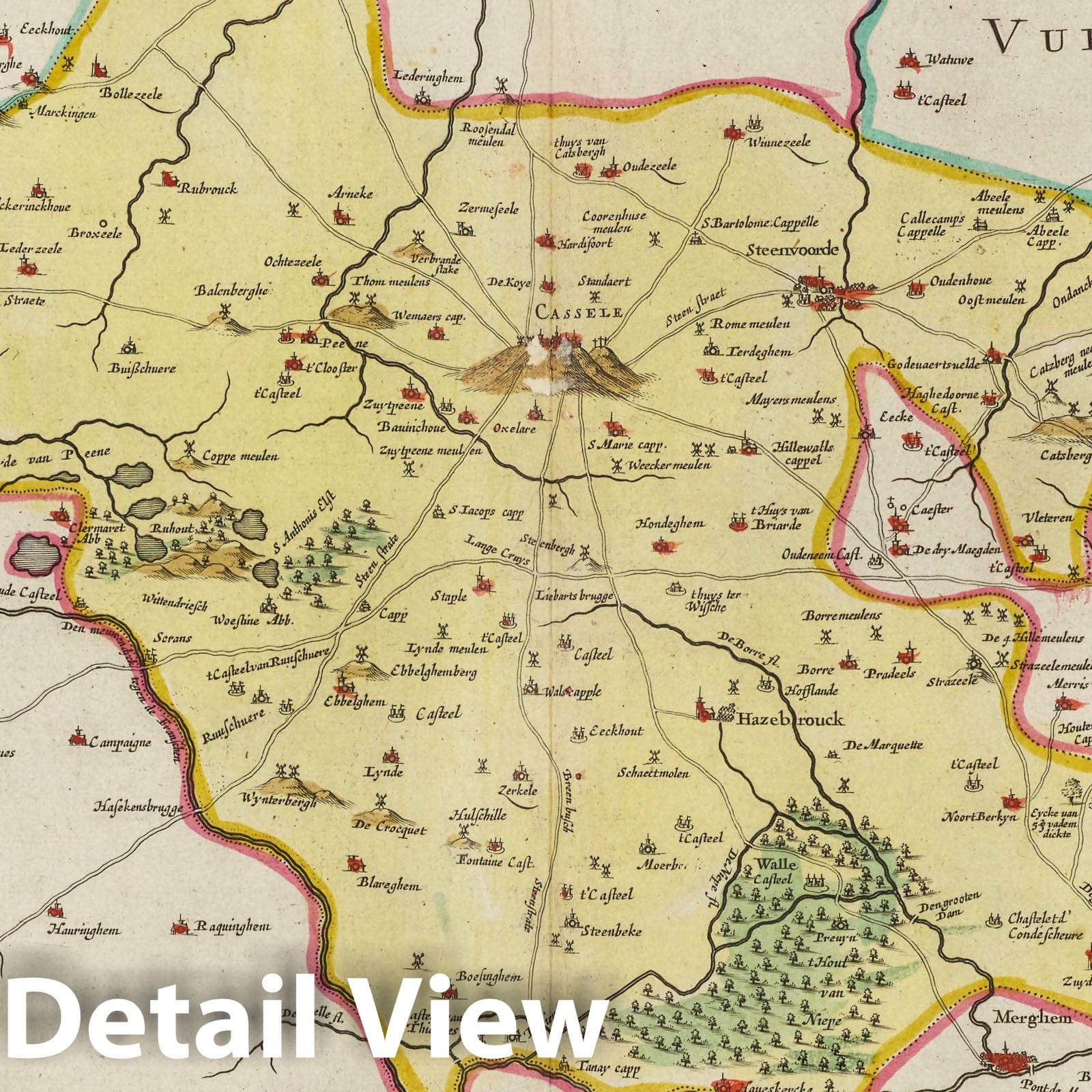 Castile, 1665 - Historical Map Print