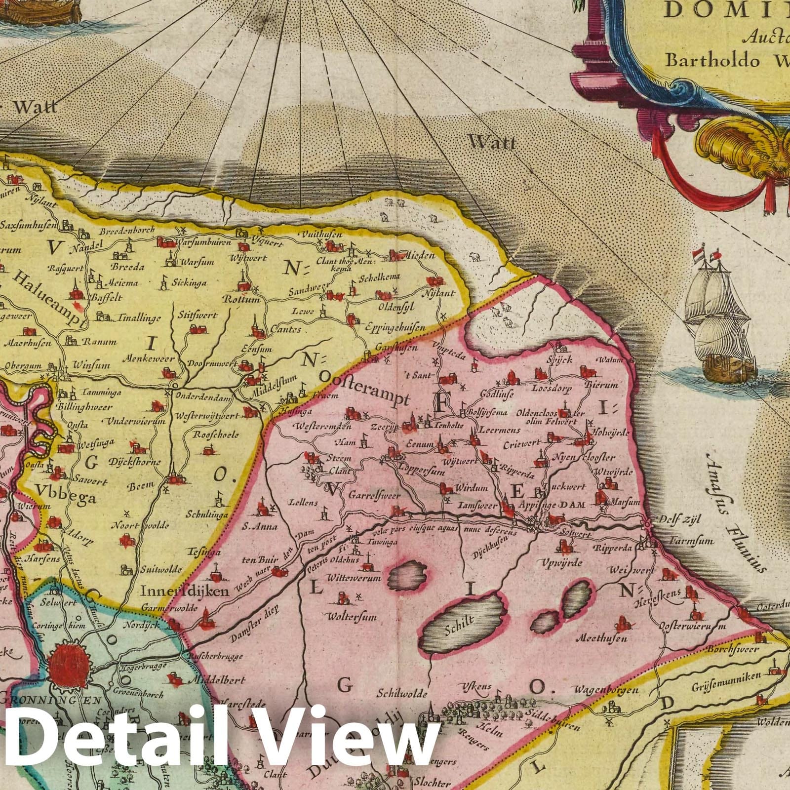 Groningen, 1665 - Historical Map Print