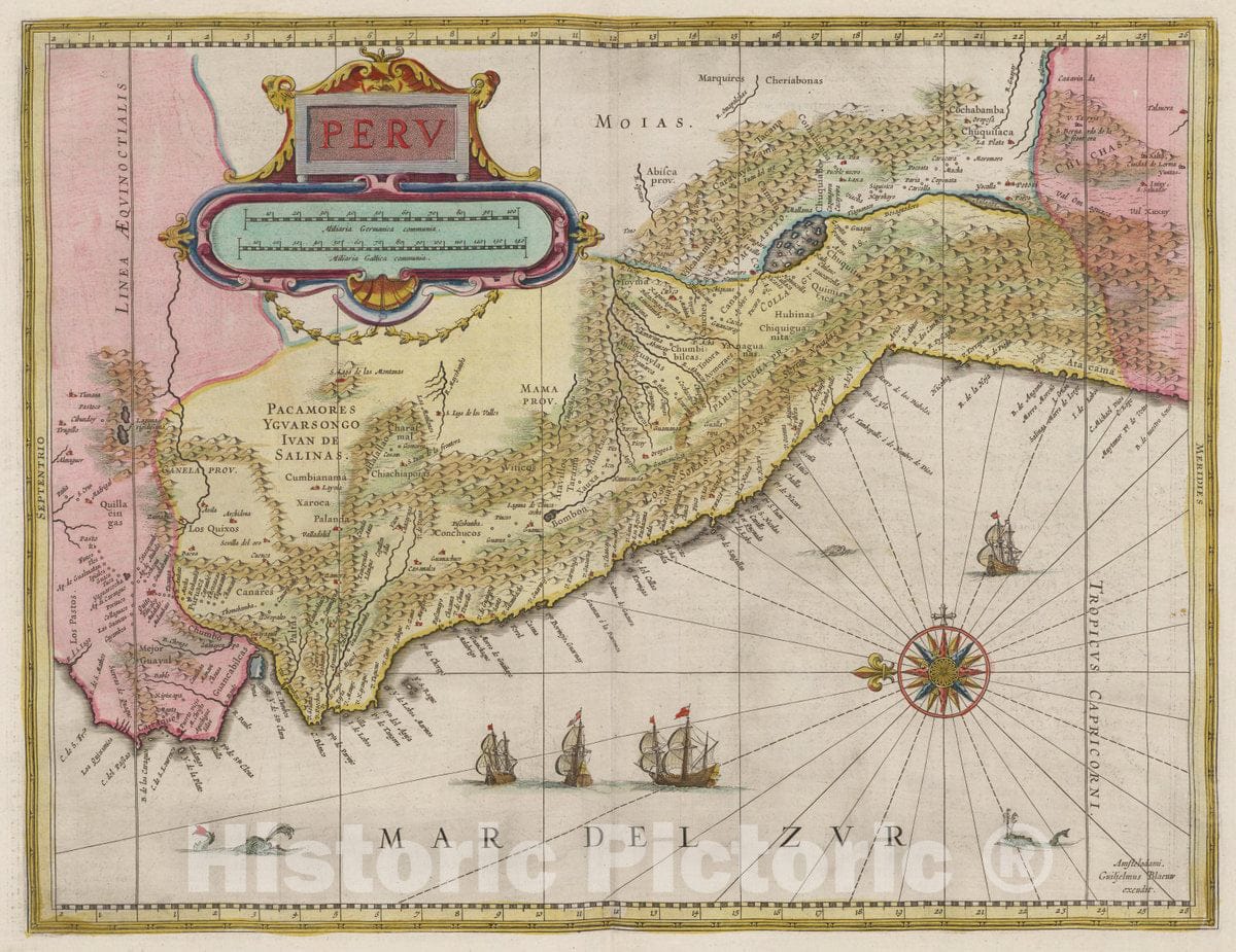 Historic Map : Atlas Maior Sive Cosmographia Blaviana, Qua Solvm, Salvm, Coelvm, Accvratissime Describvntvr, 1665 Atlas - Vintage Wall Art