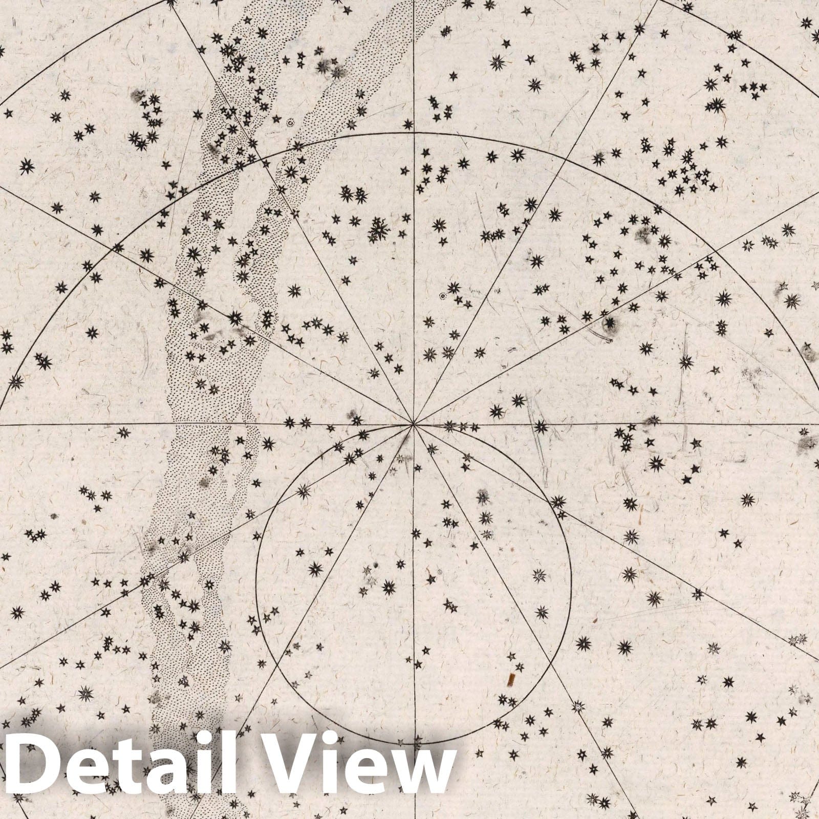 Night Sky - Celestial Map, 1655 - Historical Star Chart Print