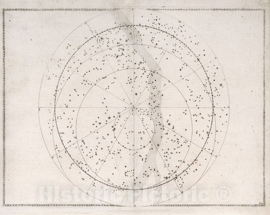 Historic Map : (Night Sky II.), 1655 Celestial Atlas - Vintage Wall Art