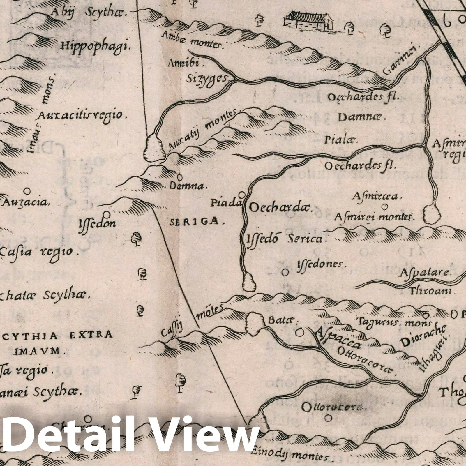 Northern India with China - Nautical Chart, 1599 - Historical Map Reproduction