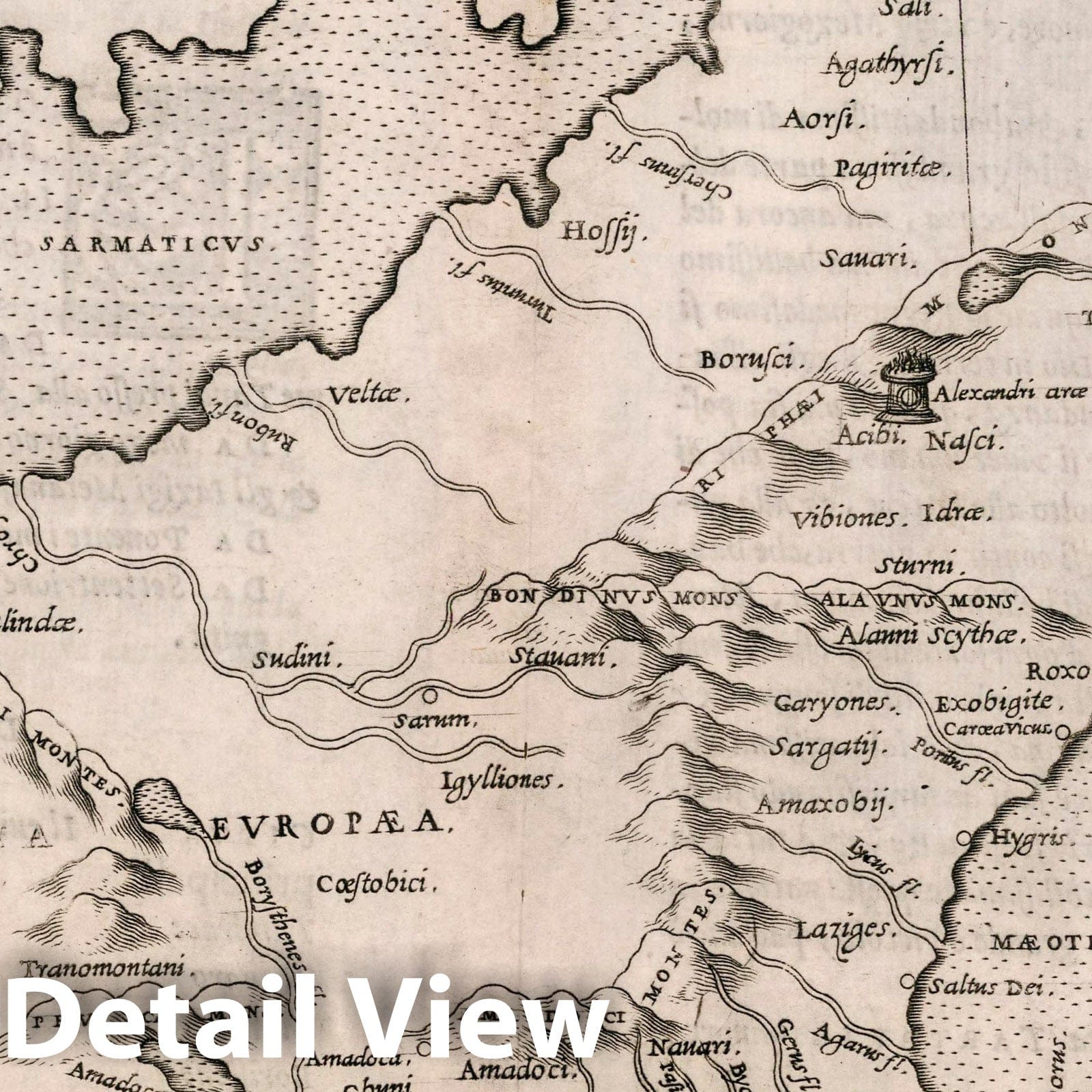 Eastern Europe - Nautical Chart, 1561 - Historical Map Reproduction