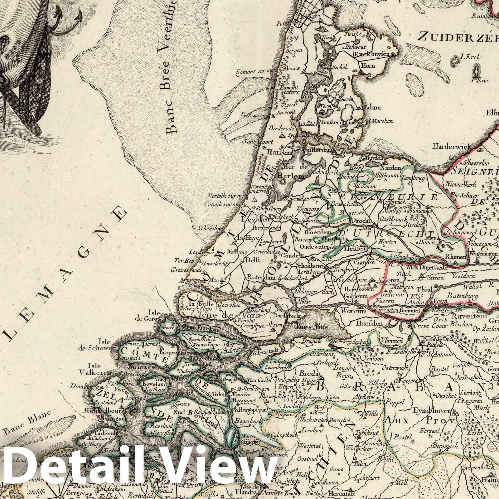 Northern Netherlands, 1784 - Historical Map Print
